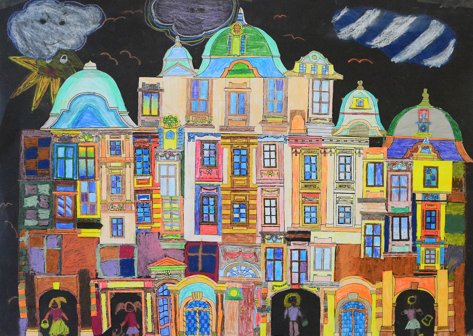 A városi táborokban készült alkotásokból nyílt kiállítás a Vörösmartyban